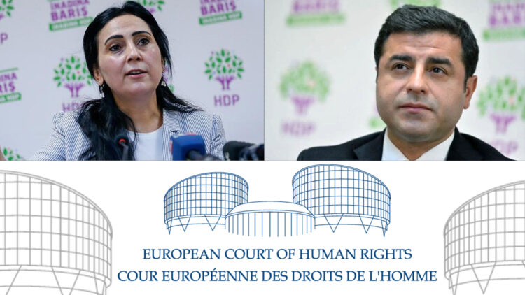 Turkey violated rights of jailed former HDP co-chairs: European Court ruling