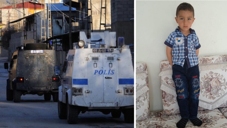 Five year-old boy fatally struck by police-driven vehicle in Turkey’s Kurdish-majority Hakkari