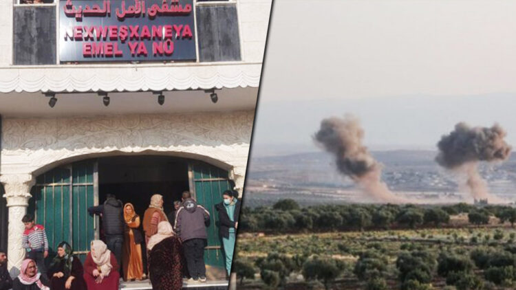 Turkish drone strike in northern Syria critically injures civilians Kobani