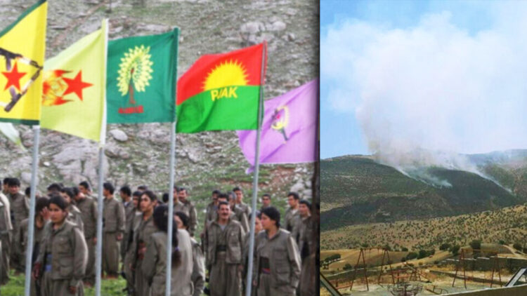 Fires devastate Kurdistan province as Iranian military operations continue, civilians denied access