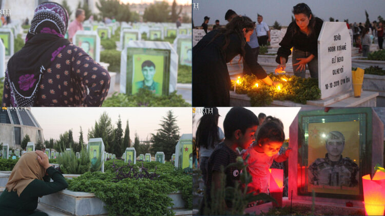 Kurds in northern Syria pay tribute to fallen on Eid al-Adha