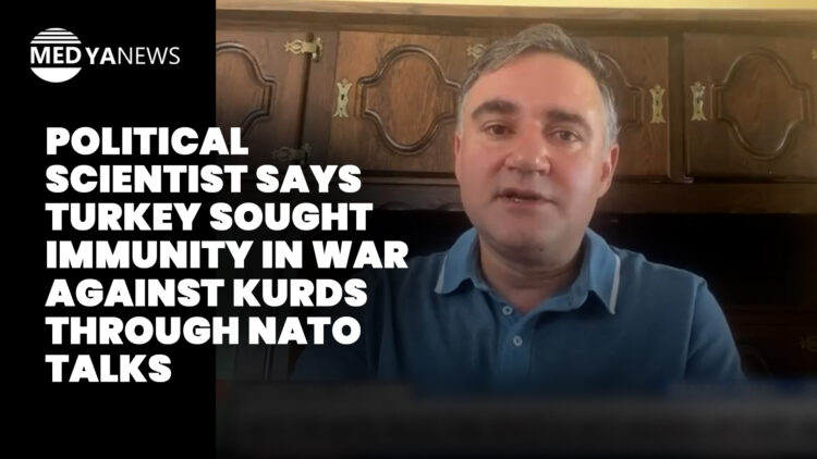 Political scientist says Turkey sought immunity in war against Kurds through NATO talks