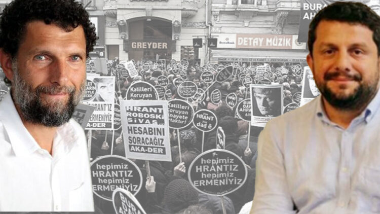 Memorials for slain Armenian journalist ‘evidence’ against Osman Kavala, Can Atalay