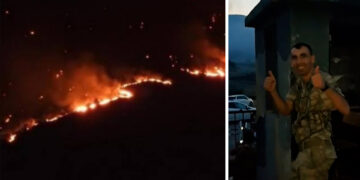 Footage supports allegations of Turkish soldiers sparking Mount Cudi fire