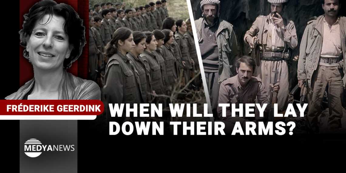 When will they lay down their arms?