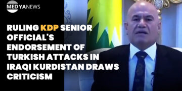 Ruling KDP senior official’s endorsement of Turkish attacks in Iraqi Kurdistan draws criticism