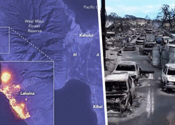 Experts blame climate change for scale of devastation of Hawaii’s deadly wildfires