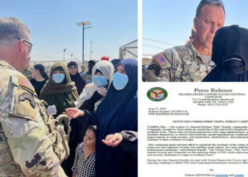 US Commander visits camps in northeast Syria amid repatriation calls