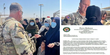 US Commander visits camps in northeast Syria amid repatriation calls