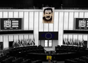 Simultaneous protests at three European bodies for Abdullah Öcalan