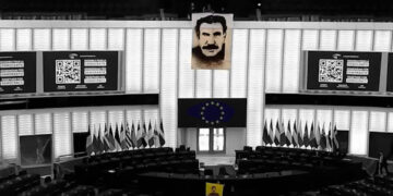 Simultaneous protests at three European bodies for Abdullah Öcalan