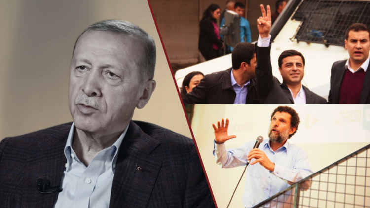 Turkish President faces tough press questions on high-profile dissident detentions