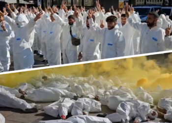 Kurdish youth in Germany protest alleged chemical weapon use by Turkey, demand Öcalan’s freedom