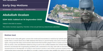 Turkey’s isolation of Abdullah Öcalan motioned for UK parliamentary agenda