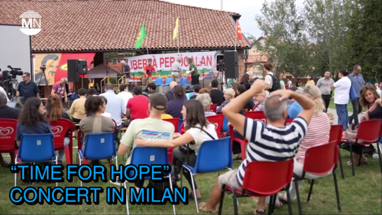 Milan hosts concert in support of Abdullah Öcalan, Kurdish right to self-determination
