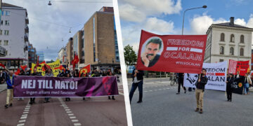 Mass protest in Stockholm against Sweden’s criminalisation of Kurds, NATO policy