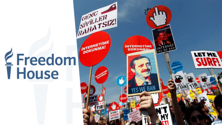 Internet freedom in Turkey categorised as ‘not free’