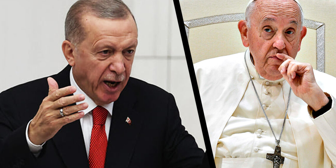 Israeli attacks on Gaza ‘reach level of massacre’, Erdoğan tells Pope Francis