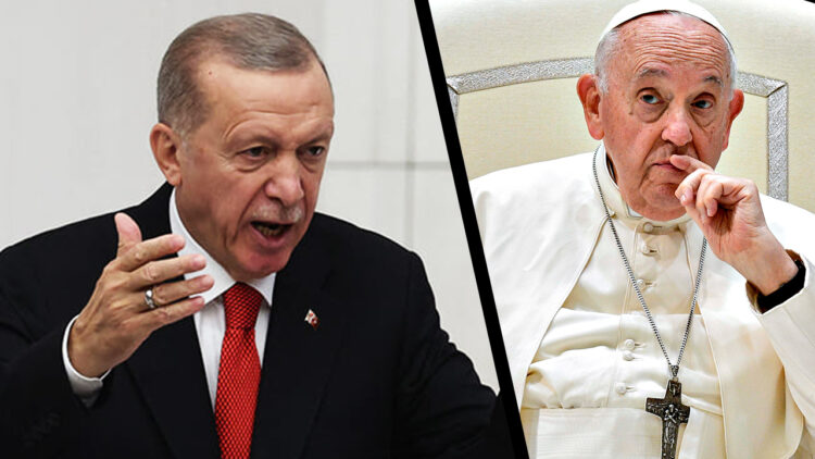 Israeli attacks on Gaza ‘reach level of massacre’, Erdoğan tells Pope Francis
