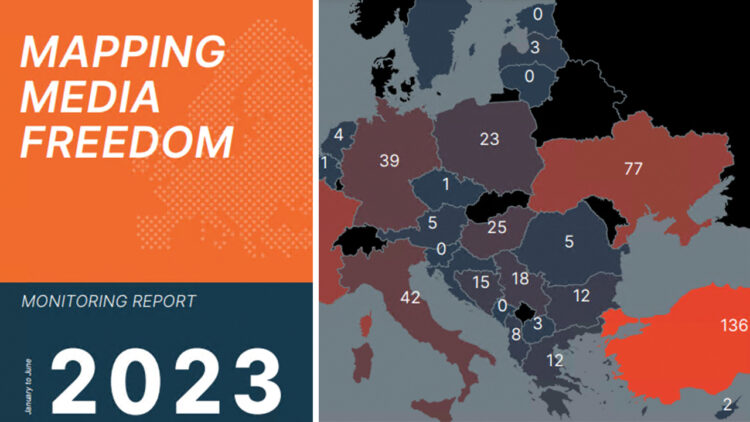 Record number of press freedom violations documented in Turkey in first half of 2023
