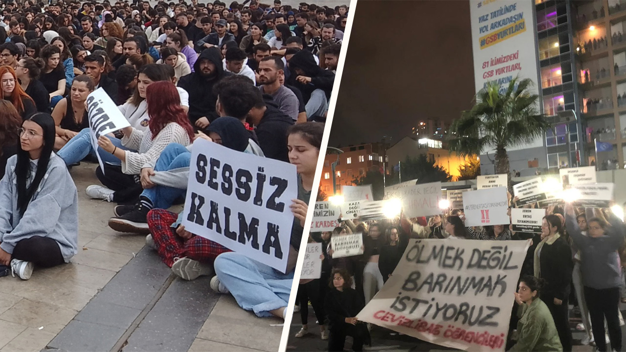 Türk üniversite yurdunda öğrencilerin trajik ölümlerinin ardından ülke çapında protestolar patlak verdi