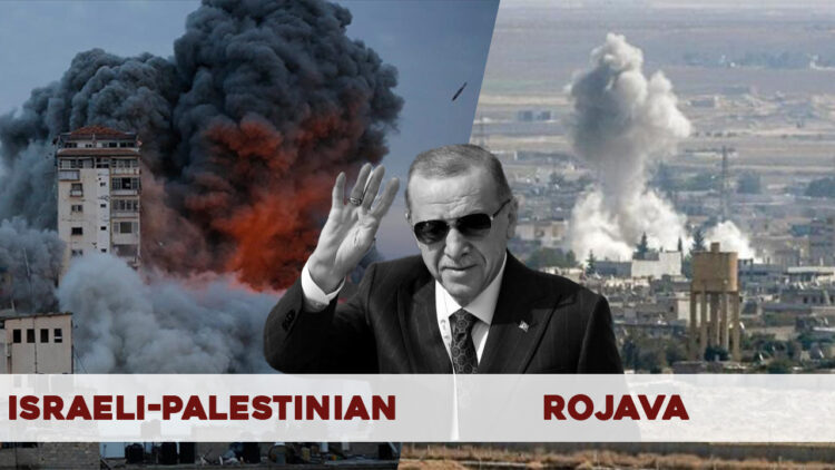 Erdoğan vows to step up aggression against Syrian Kurds, offers mediation in Israeli-Palestinian conflict