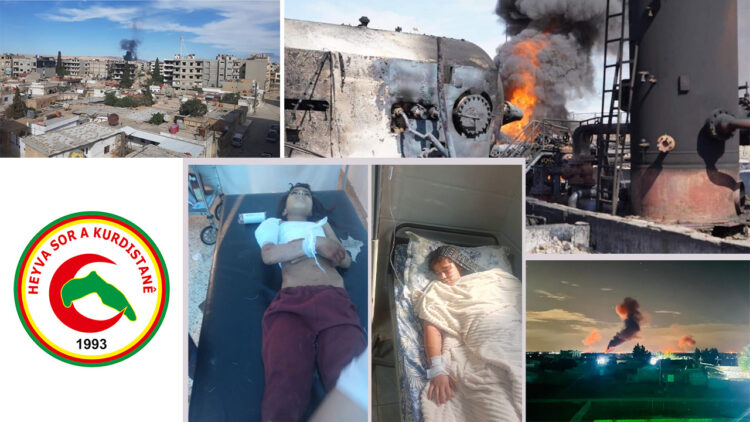 Kurdistan Red Crescent launches urgent campaign to aid civilians in crisis amid Turkish attacks