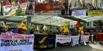 European cities unite against Turkish aggression in North and East Syria