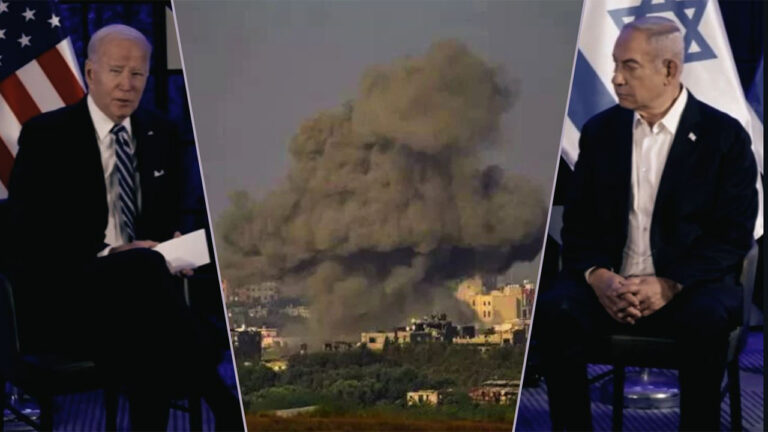 US President tells Israel that Gaza hospital bombing ‘done by other team’