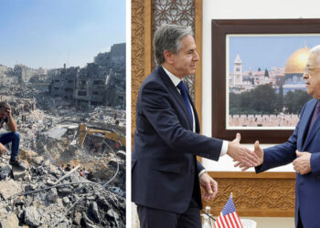 Blinken meets Abbas, Israel targets refugee camp, child deaths exceed 4,000