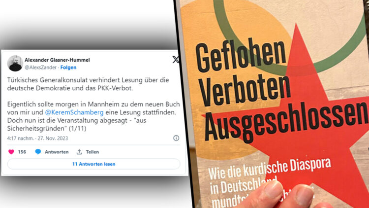 Turkish Consulate allegedly halts event on book discussing criminalisation of Kurdish life in Germany