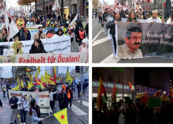 Demonstrators across Europe call for Öcalan’s freedom, political solution to Kurdish conflict