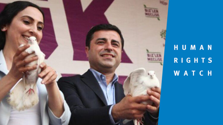 Human Rights Watch calls on Turkey to release wrongfully detained Kurdish politicians