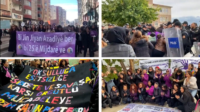Women in Turkey’s Kurdish-majority cities rally against gender-based violence