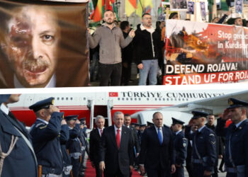 Greek authorities ban protests during Erdoğan’s visit, arrest Kurdish activists