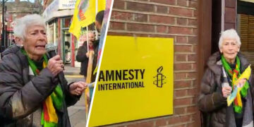 Margaret Owen joins global Free Öcalan campaign, delivers dossier to Amnesty International
