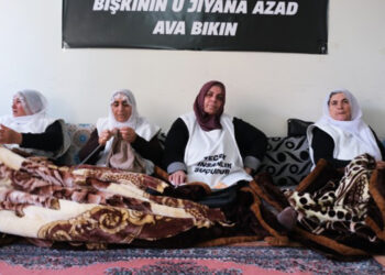 Kurdish mothers demand freedom for Abdullah Öcalan in Justice Vigil