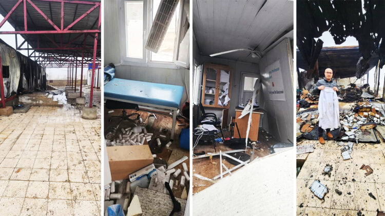 Kobani medical centre destroyed in Turkish airstrikes