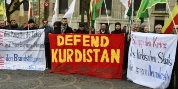 European cities protest Turkey’s military actions in NE Syria