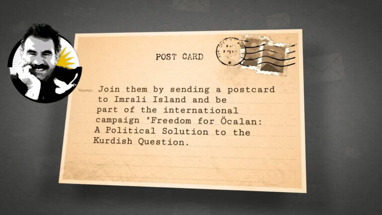 Campaigners launch massive postcard drive to free Abdullah Öcalan