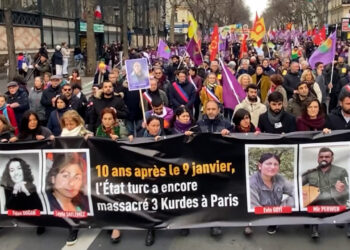 Kurdish community remembers victims of Paris shooting, march to demand justice
