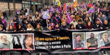 Kurdish community remembers victims of Paris shooting, march to demand justice