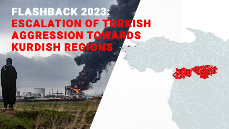 Flashback 2023: Escalation of Turkish aggression towards Kurdish regions