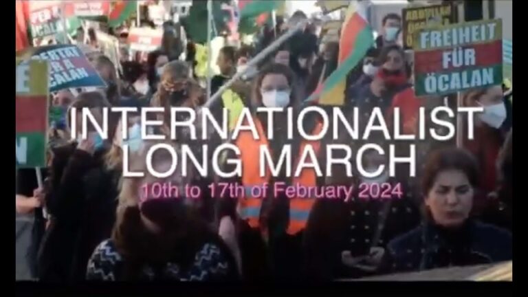 Internationalist Long March 2024 to call for Öcalan’s release, political dialogue