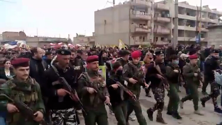 Northern Syria: Mass mourning in Qamishli for Turkish strike victims; calls for peace escalate