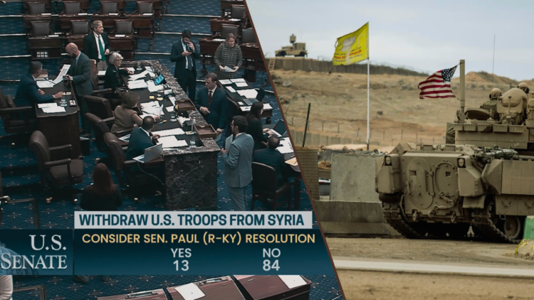 US Senate rejects motion to withdraw troops from Syria