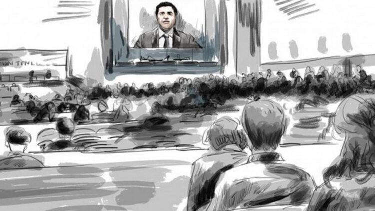 Demirtaş dedicates defence to late father, accuses Turkish state of occupation