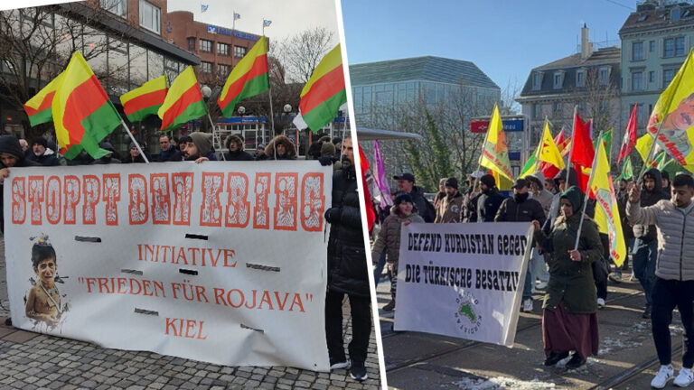 Turkish attacks on northern Syria condemned in demonstrations across Europe