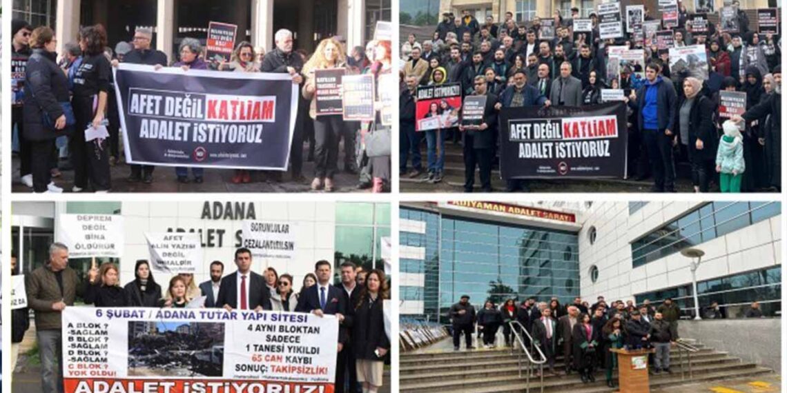 Justice vigils across Turkey: Families and lawyers demand answers for earthquake deaths
