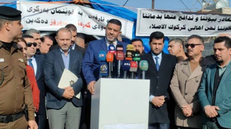 Delegation visits besieged Newroz neighbourhood in Kirkuk for assessment